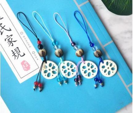 Móc khóa điện thoại trần tình lệnh ma đạo tổ sư ngó sen móc khóa phong cách cổ trang Lam Vong Cơ Ngụy Vô Tiện Tiêu Chiến Vương Nhất Bác