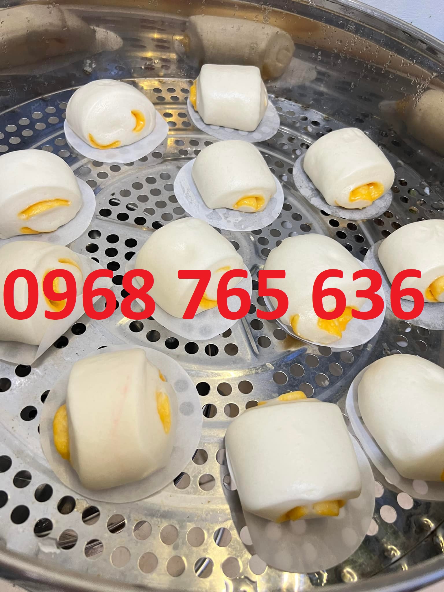 Nồi hấp bánh bao chạy điện - Đường kính 52cm (3 tầng hấp)