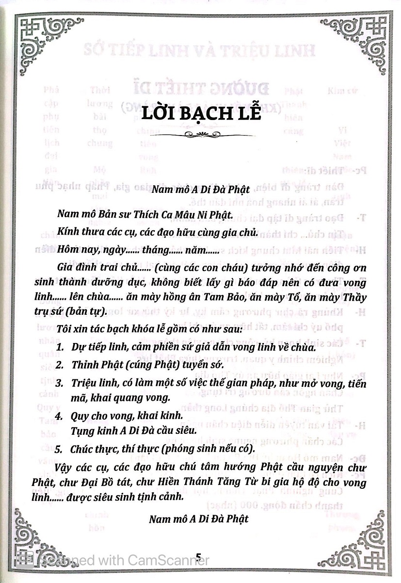 Phật Lịch 2562 - Khoa Cúng Thông Dụng