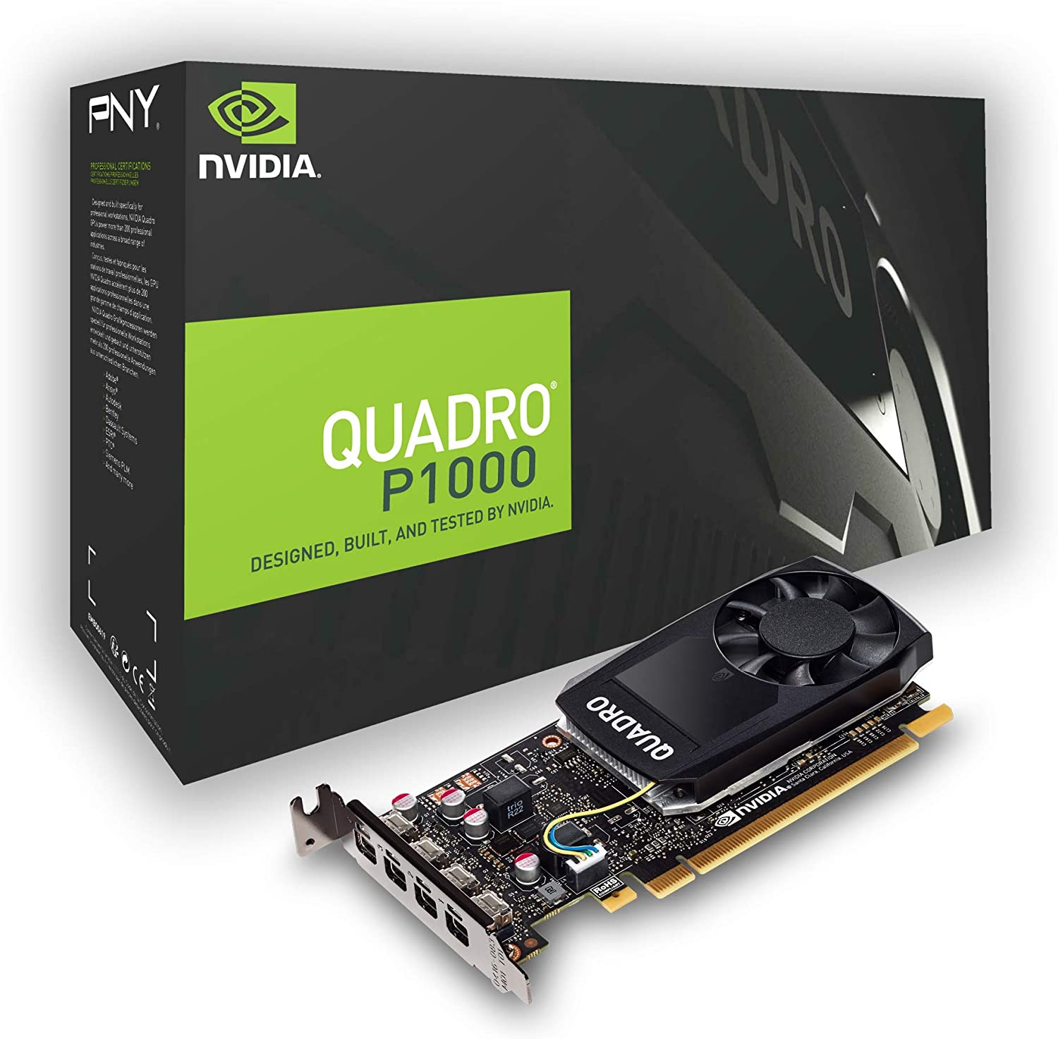 Card Màn Hình Vga Nvidia Quadro P1000 4gb Gddr5 Professional Pcie 30