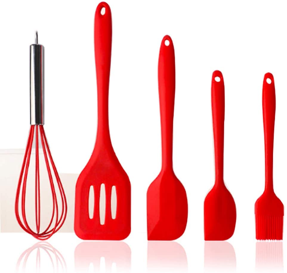 Bộ dụng cụ làm bánh 5 món silicone cao cấp -  5 easy baking silicon