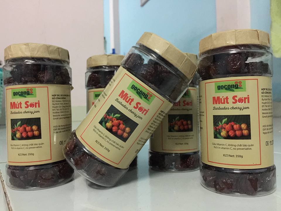 Mứt sơ ri hủ 350gr