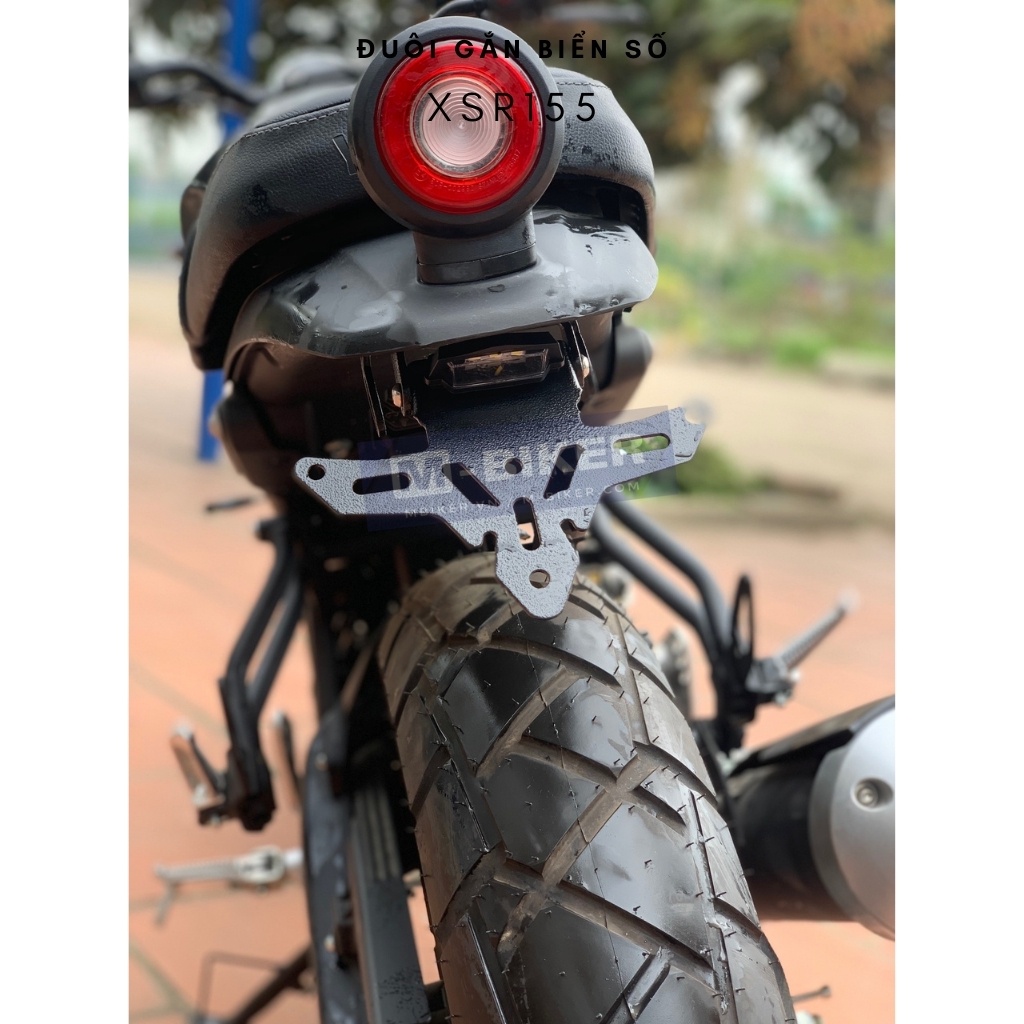 Đuôi biển số độ cho yamaha XSR155 gập 2 chiều.