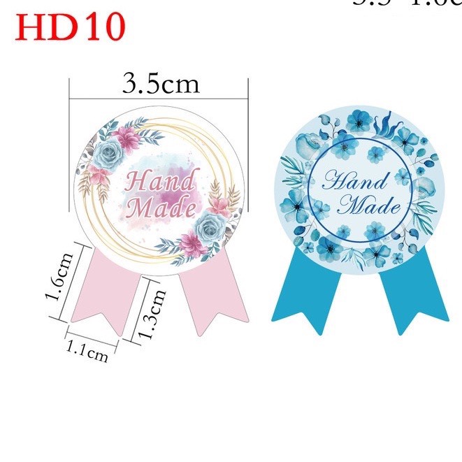 TEM DÁN CHỮ (HAND MADE) NHIỀU SIZE- MẪU ĐẸP