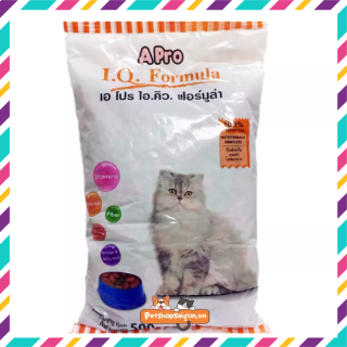[HCM][RẺ SẬP SÀN]Thức ăn cho mèo Apro IQ Formula cho mèo 500g - Thái Lan thumbnail