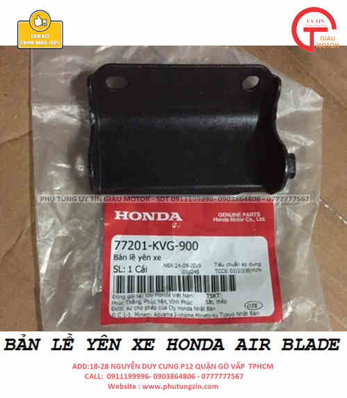 BẢN LỀ YÊN XE HONDA AIR BLADE CHÍNH HÃNG
