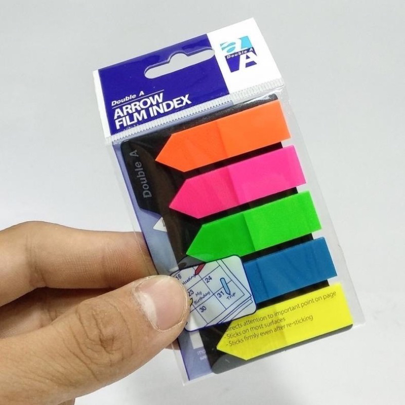 Note 5 màu nhựa Double A / Note 5 màu nhựa mũi tên