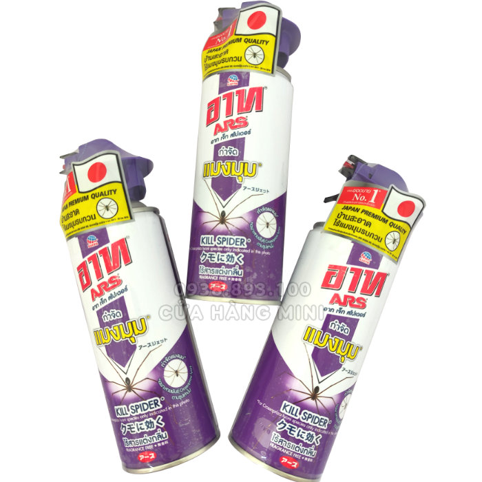 Chai (Bình) Xịt Nhện ARS Jet Spider 300ml Thái Lan