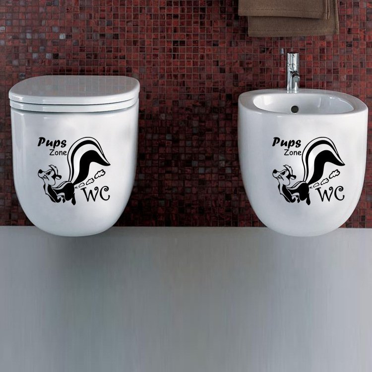 Sticker dán bồn cầu