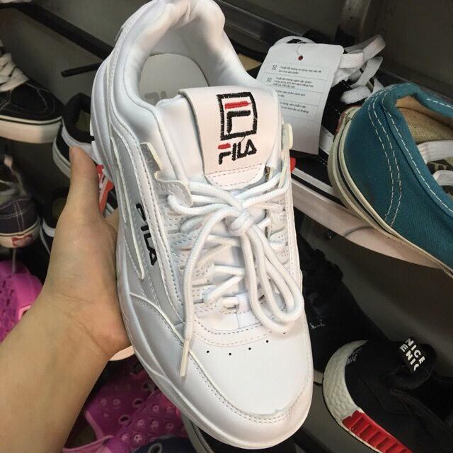 [SALE SỐC-TẶNG HỘP] Giày sneaker fila Trắng size 36->44