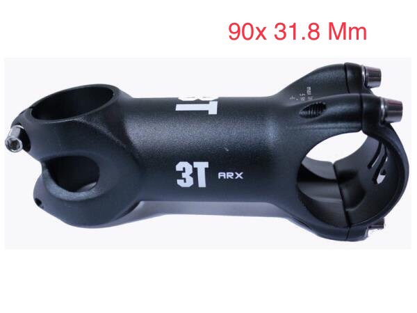 Stem/potang 3t arx ii pro hợp kim nhôm 90/100/110 x 31.8 mm +/- 6° dành cho xe đạp mtb