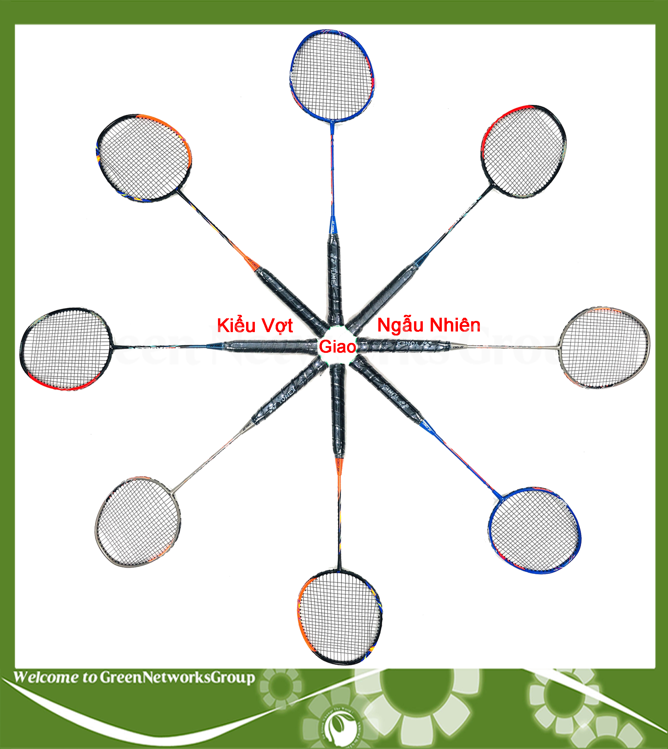 Vợt cầu lông Yonex 2020 Cao Cấp Chất Lượng Cao Greennetworks 1 Vợt
