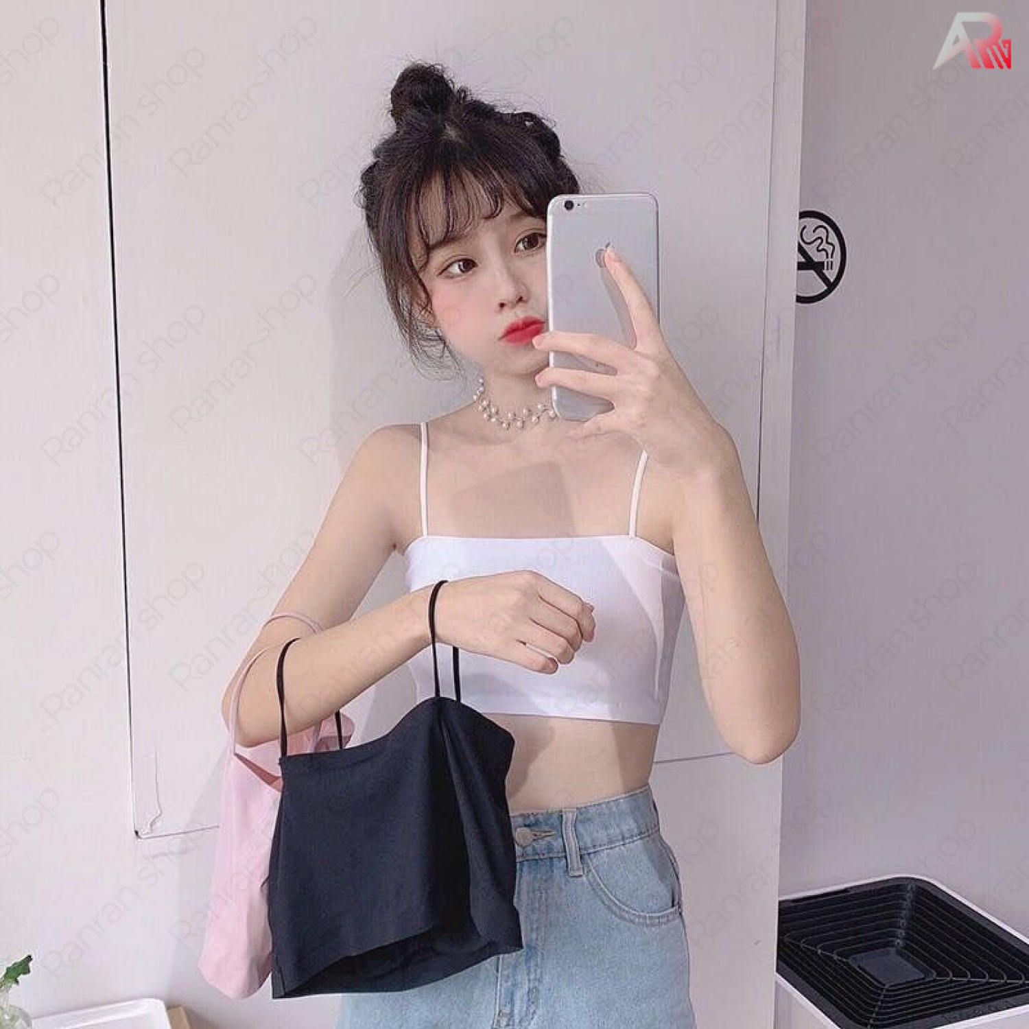 [Nhập RS0822 giảm 30k cho đơn 99k]Áo Bra su đúc 2 dây xinh xắn