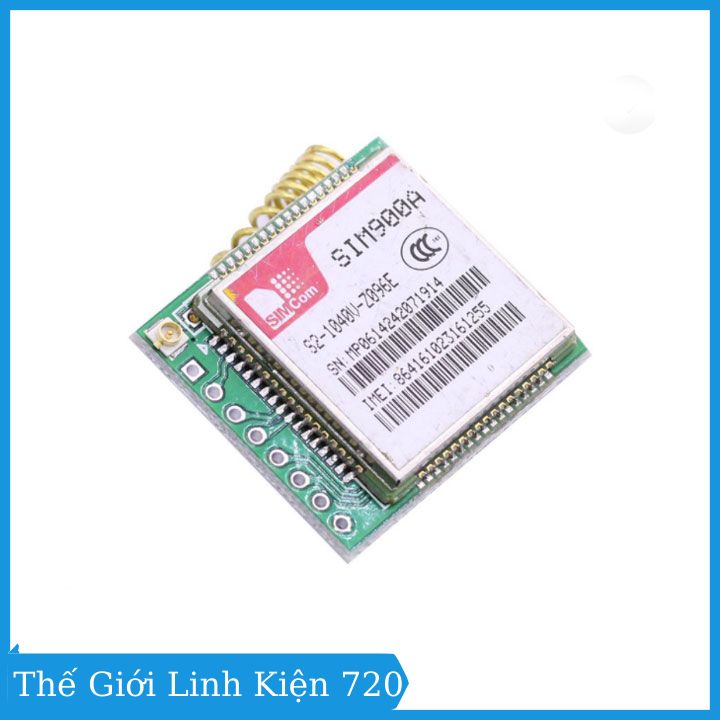 Module sim 900A mini tích hợp khe sim