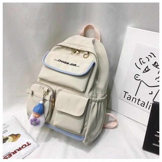 [HCM]Balo nữ Ulzzang (tặng kèm móc khoá)