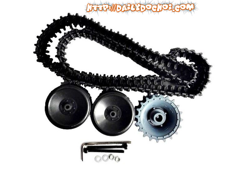 Bộ bánh xích xe tăng robot kèm cả khớp nối hàng chính hãng chất lượng cao giá rẻ