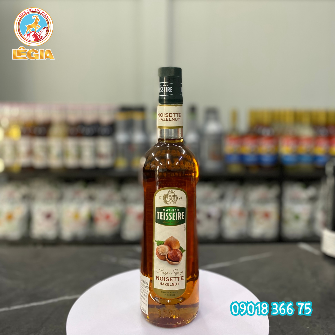 Siro teisseire hạt dẻ 700ml - teisseire hazelnut syrup