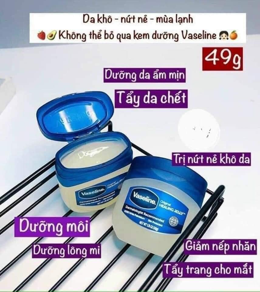 Kem dưỡng da giữ ẩm chống nẻ Vaseline Mỹ