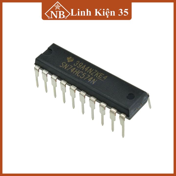 Ic chức năng 74HC574 DIP20/SOP20 Octal D-type F/F Edge-Trigg. Tri-State