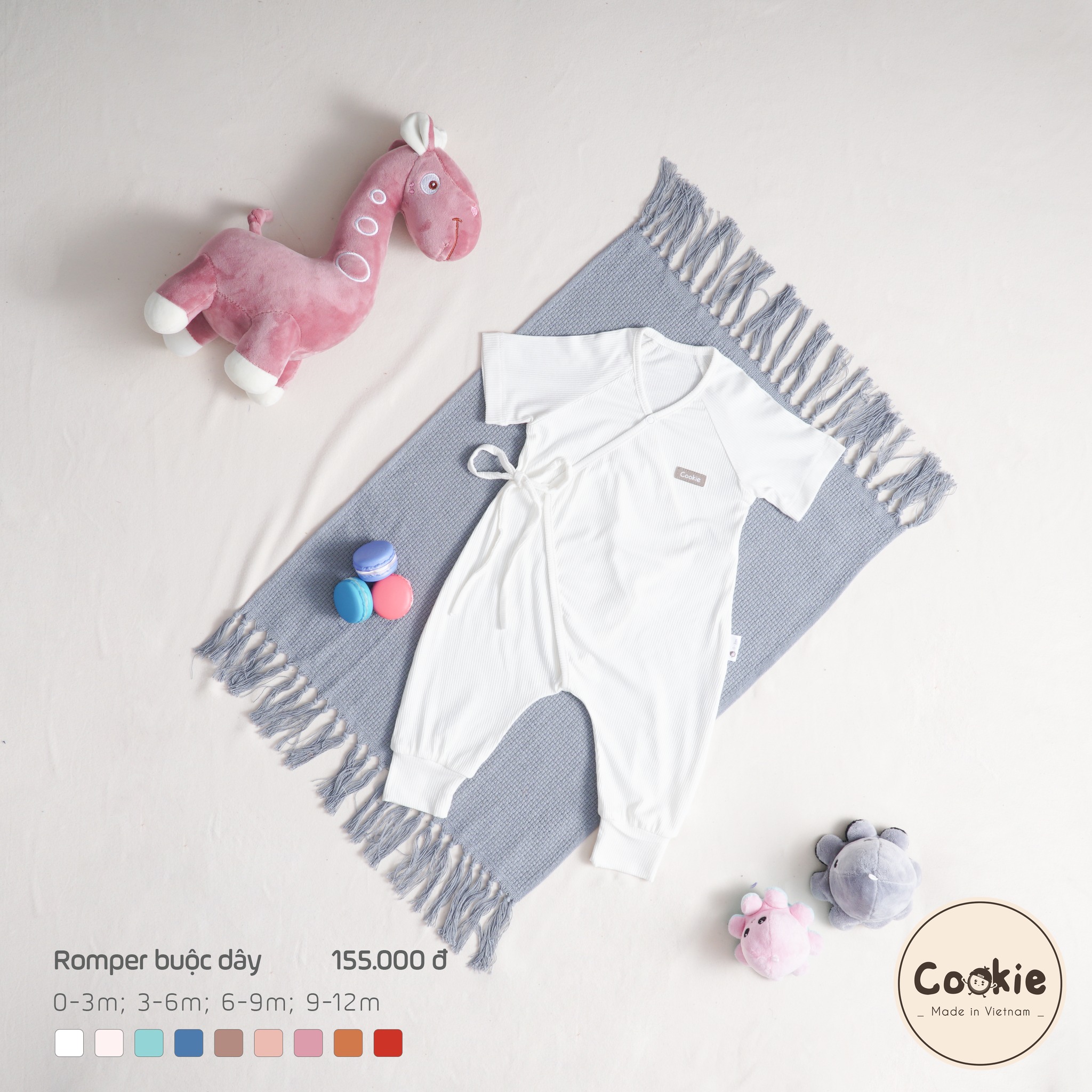 Cookie Romper buộc dây
