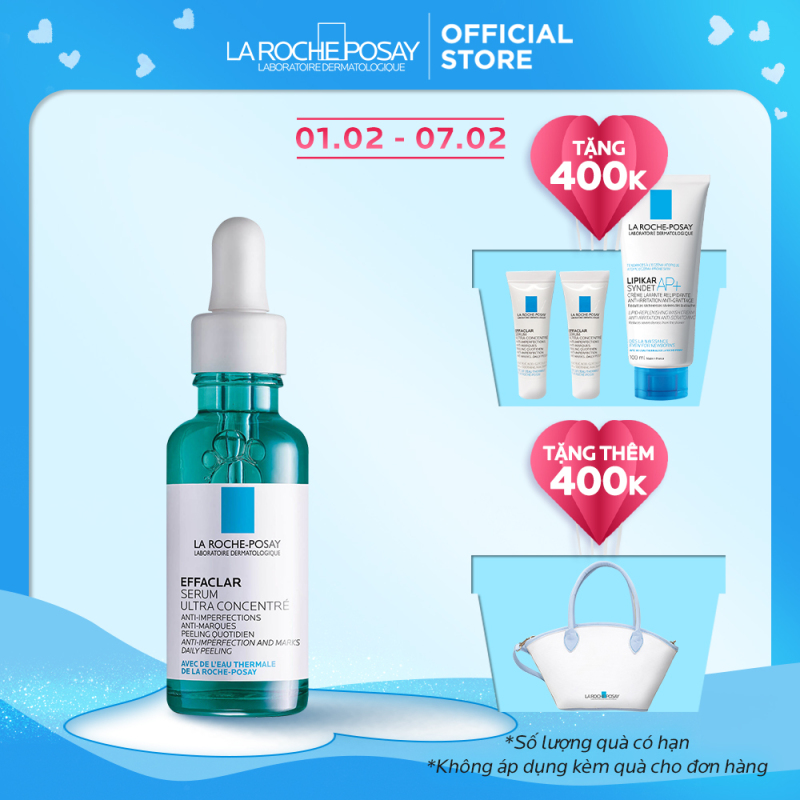 Bộ dưỡng chất giảm mụn, giảm thâm và hỗ trợ thu nhỏ lỗ chân lông La Roche-Posay giá rẻ