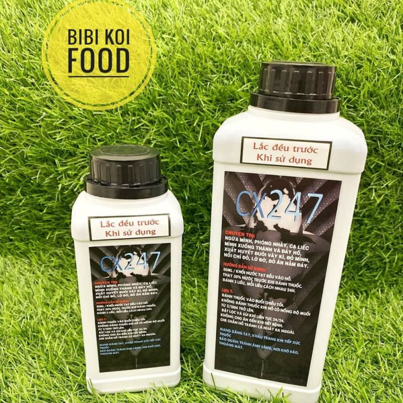 CX247 Ký Sinh Trùng Đơn Bào cho cá Koi chai 1 lít - BIBIKOI FOOD