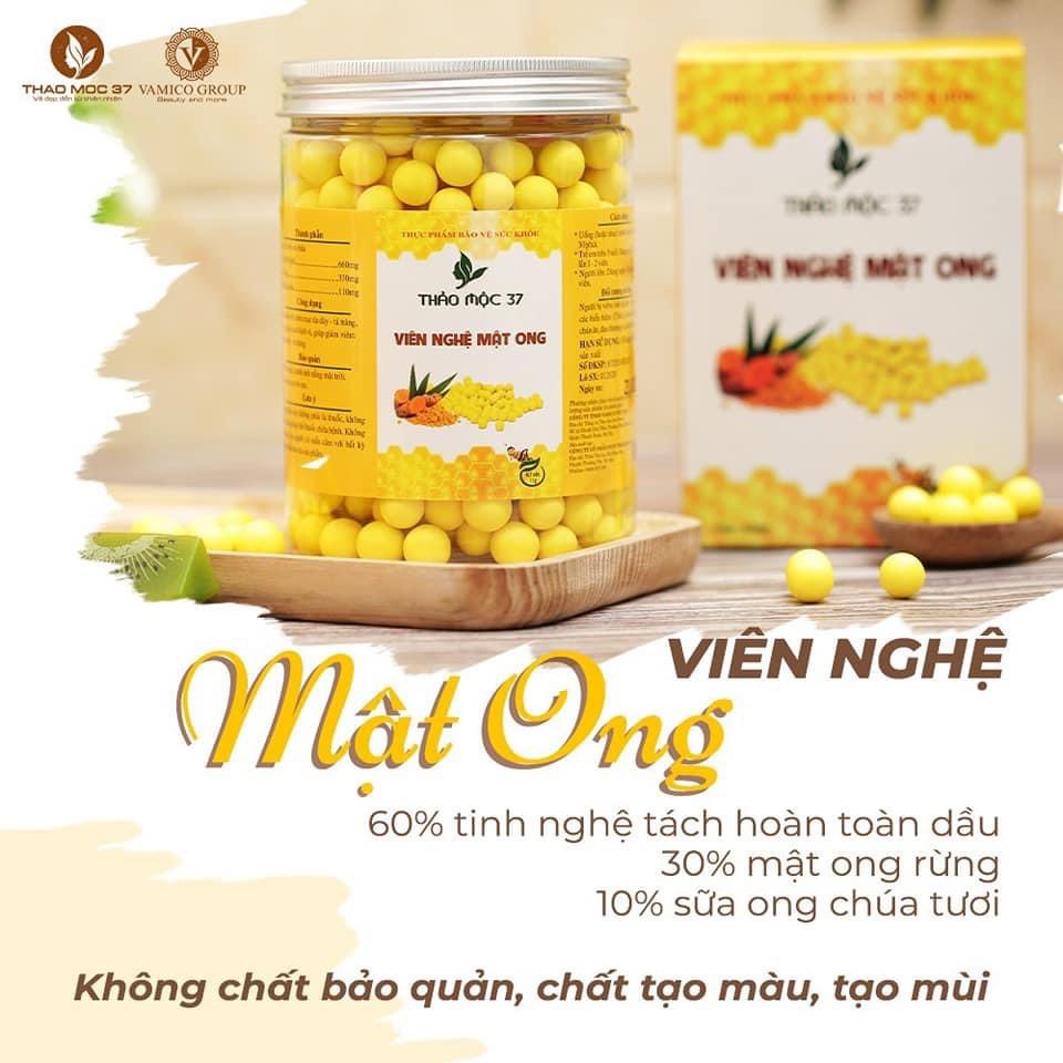 Viên Tnh Bột Nghệ Mật Ong Thảo Mộc 37