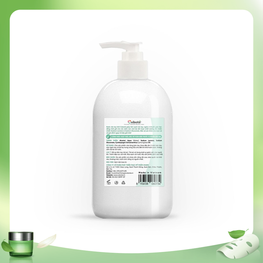 Nước rửa tay khô Coboté 100ml 200ml 500ml