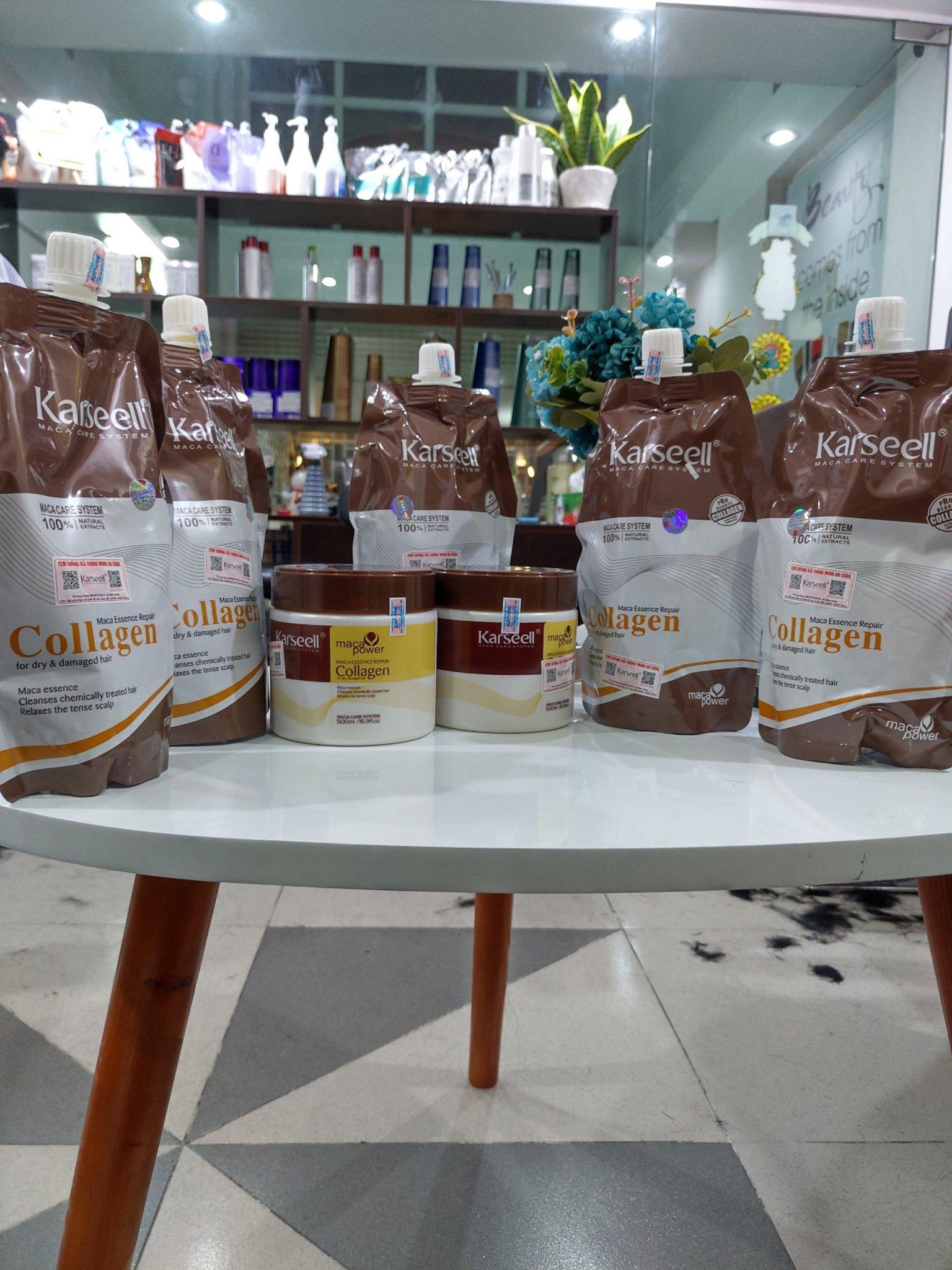 KEM Ủ TÓC KARSEELL MACA COLLAGEN SIÊU MƯỢT TÓC ITALY 500ML
