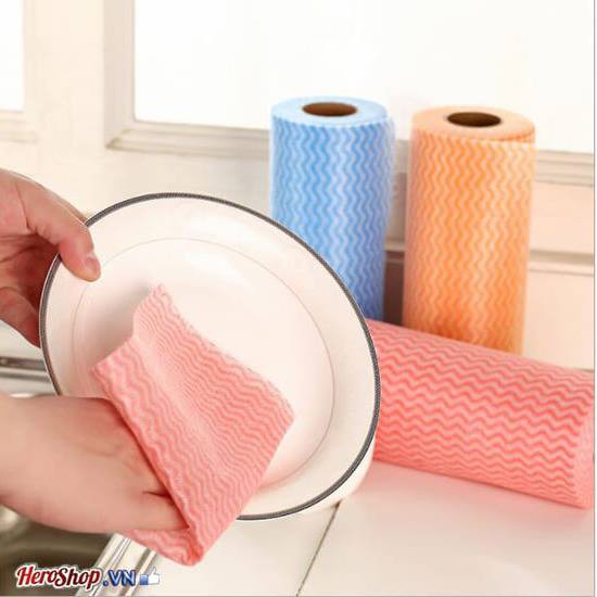 Khăn cuộn đa năng 50 cái(lau bàn thờ,đồ dùng)