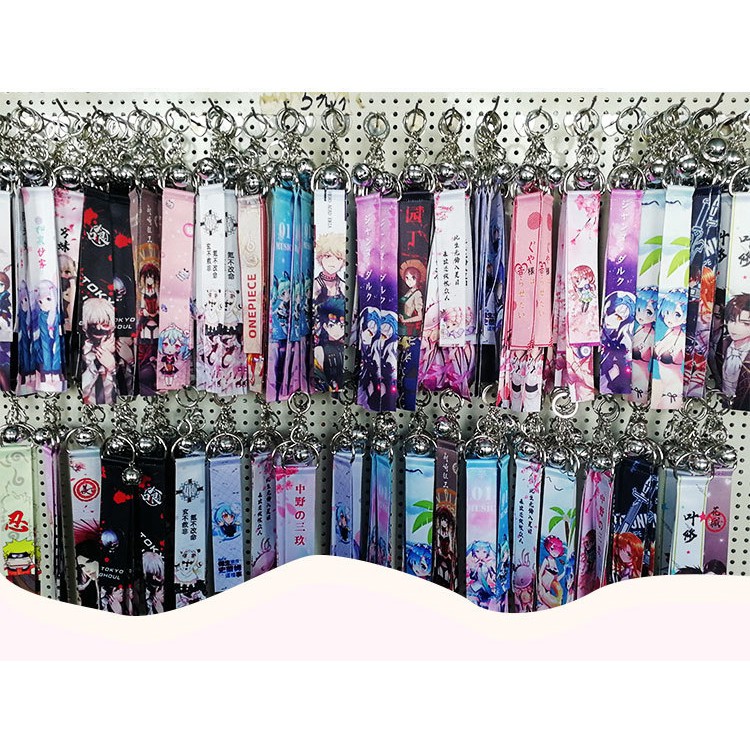 Móc khóa dây chuông Anime nhiều loại