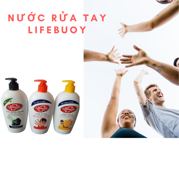 [2003 Nước Rửa Tay Lifebuoy 500g] Nước rửa tay Lifebuoy 500g bảo vệ khỏi vi khuẩn vượt trội gấp 10 lần với Siêu Nhanh Cho Trẻ Năng Động (Đỏ), với Thanh Hoạt Tính Bạc Hà (đen), với Chăm Sóc Da Mịn Màng (Xanh), với Khử Mùi Sạch Dầu Mở C