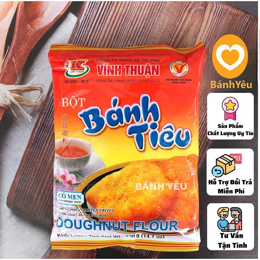 Bột bánh tiêu có men Vĩnh Thuận 400g