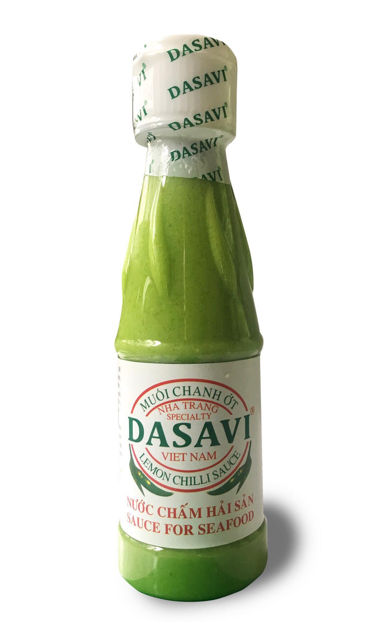 Combo 2 chai muối chanh ớt DASAVI xanh 260g