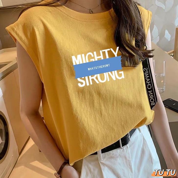 Áo thun nữ Sirong thời trang sát nách cánh dơi