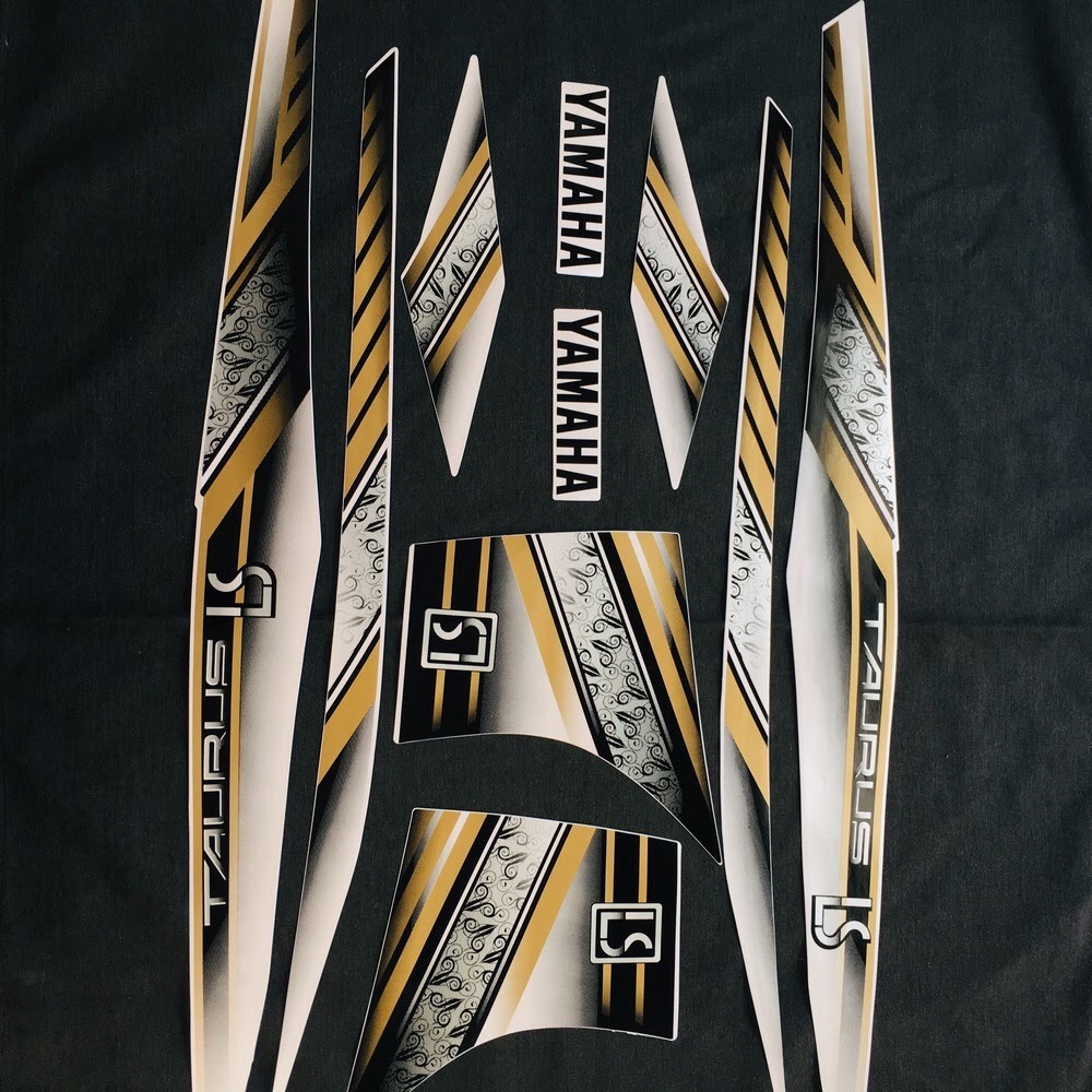 [Siêu Sale] Bộ Tem 3 Lớp dành cho Yamaha Taurus LS (màu Vàng Đen Trắng) - Yamaha Taurus LS