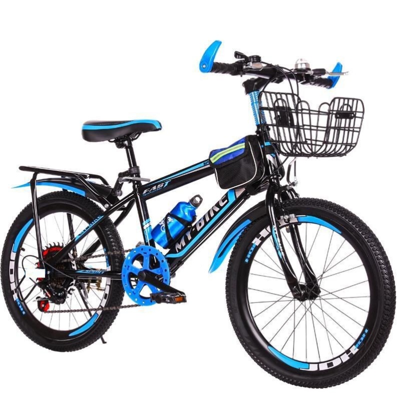 Xe đạp trẻ em dáng thể thao Size 22 inch phù hợp cho bé 8-13 tuổi (Đỏ,Xanh)