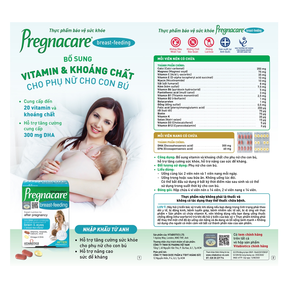 PREGNACARE BREAST-FEEDING