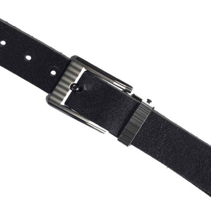 Dây thắt lưng nữ da bò 1 lớp màu đen TH5102.