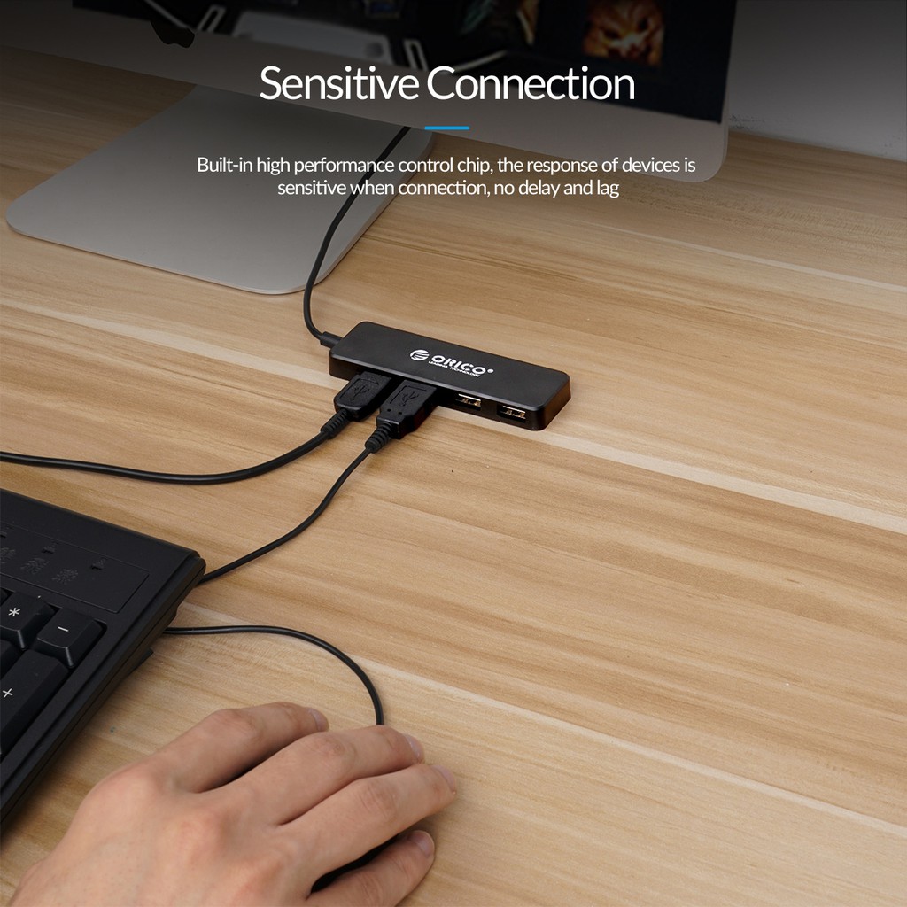Bộ chia usb ORICO 4 cổng 2.0 PL01 CHÍNH HÃNG