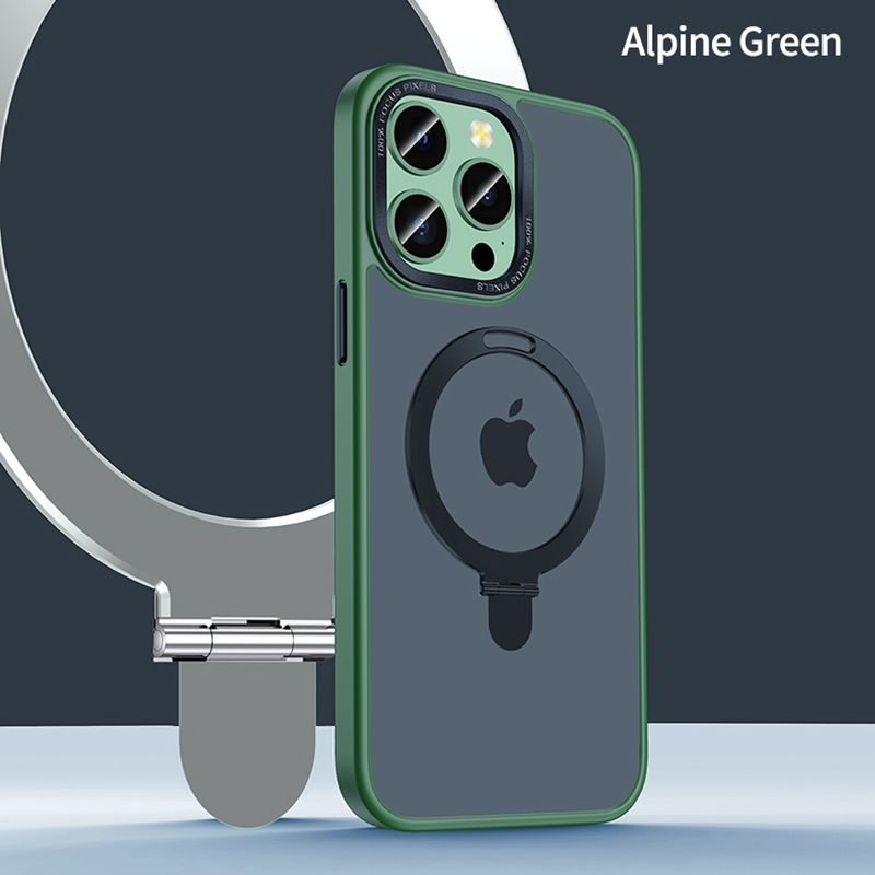 Từ nhẫn chủ điện thoại trường hợp đối với 14 13 12 pro max bìa magsafe không dây sạc chống sốc kim loại điện thoại di động funda