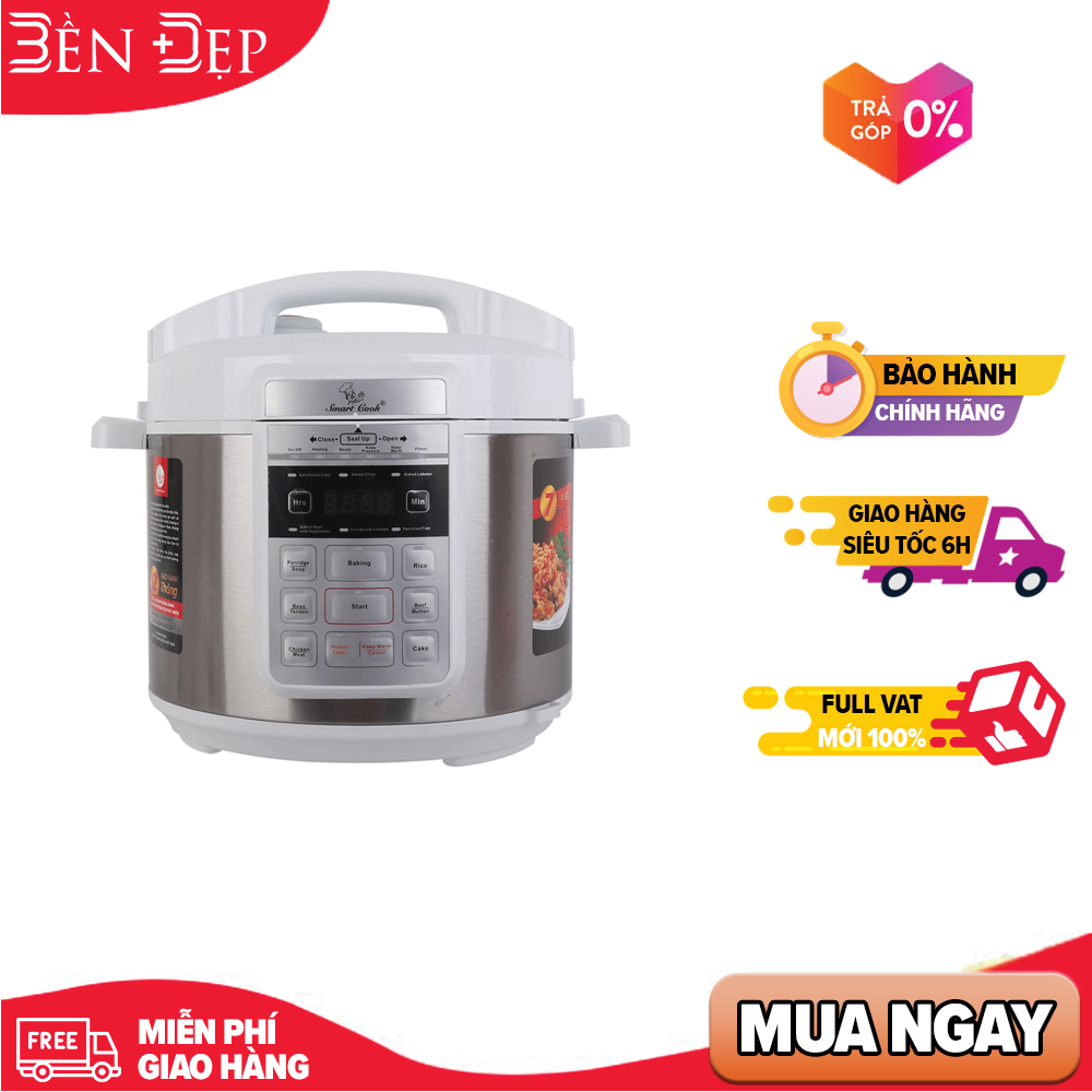 Nồi áp suất điện tử Elmich Smartcook 6990 5 Lít (Giá áp dụng giao tại HN, HCM& các tỉnh liên hệ shop)