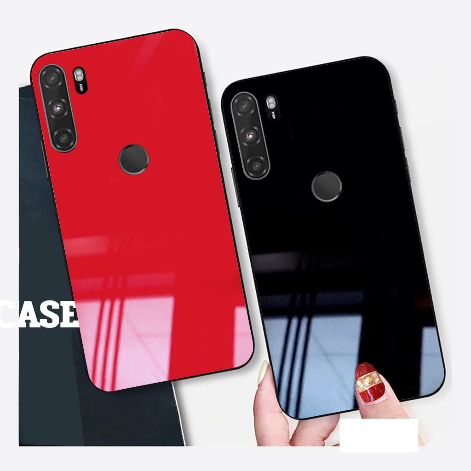 Ốp Lưng VSMART ACTIVE 3 Mặt kính gương sáng bóng cao cấp