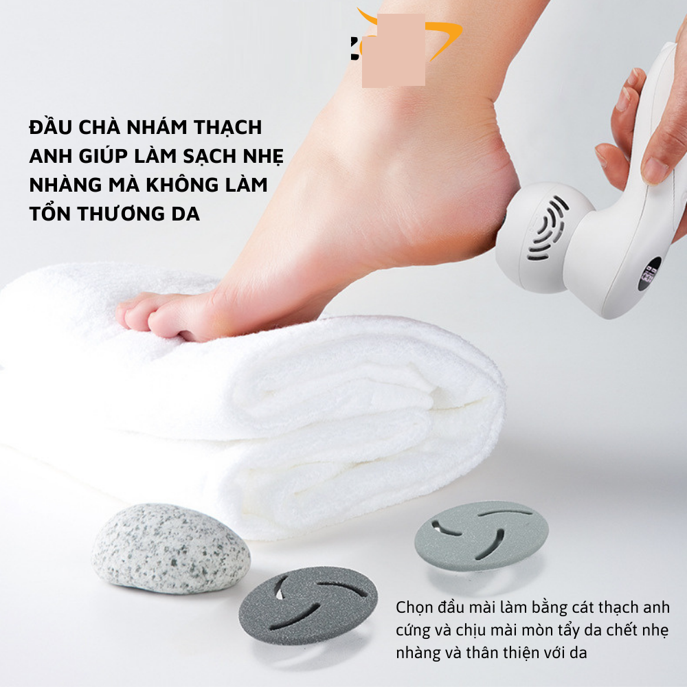 Máy trà gót chân tẩy tế bào chết