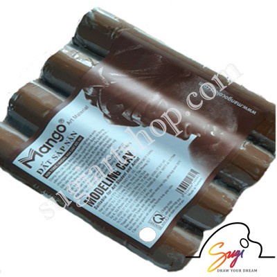 Đất sét điêu khắc, đất sáp nặn (Bịch 2kg), Đất sét Mango