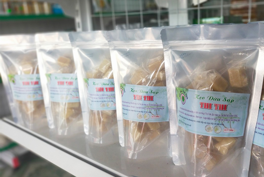 150gr Kẹo Dừa Sáp Vị Nguyên Chất
