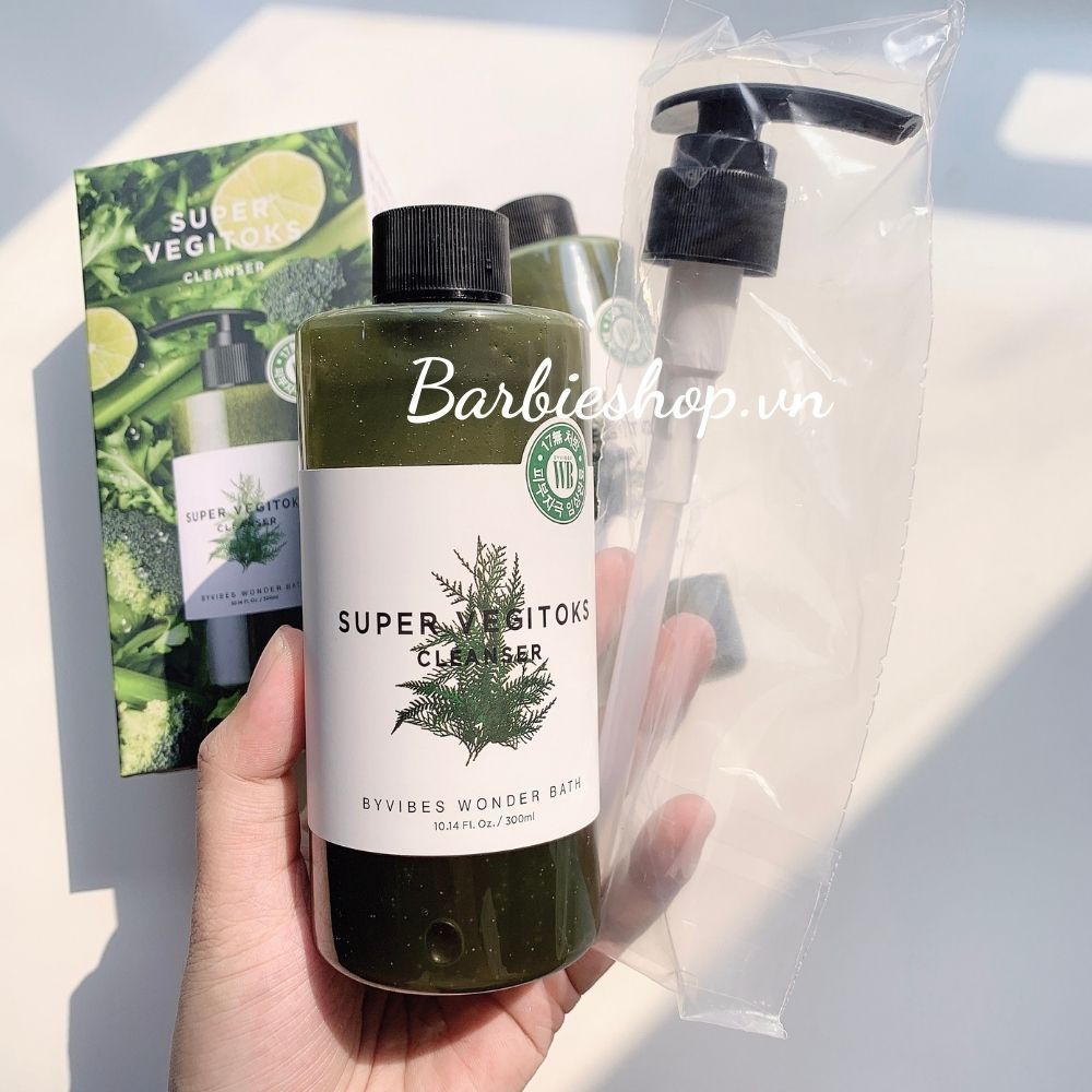 Sữa Rửa Mặt Rau Củ WB Super Vegitoks Cleanser 30ml-300ml