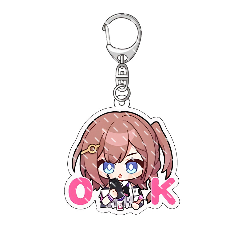 [91 mẫu] Móc khóa mica game Honkai: Star Rail - Chat Sticker ver [T69 Shop]