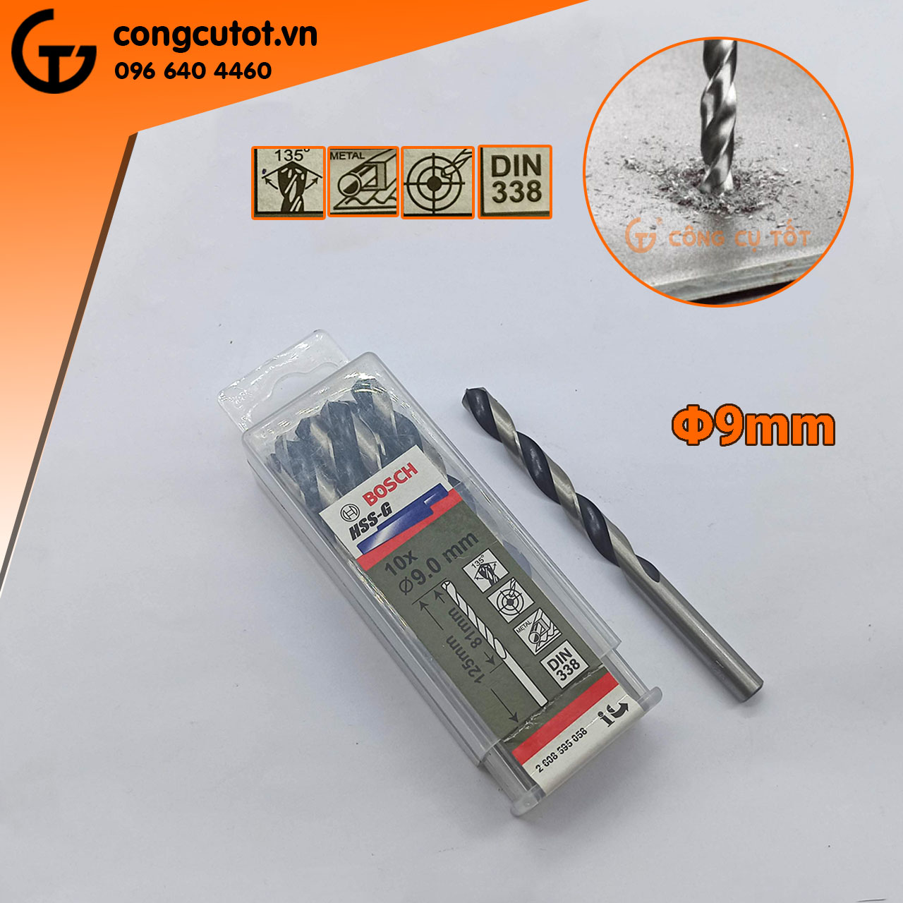 Mũi khoan inox Bosch