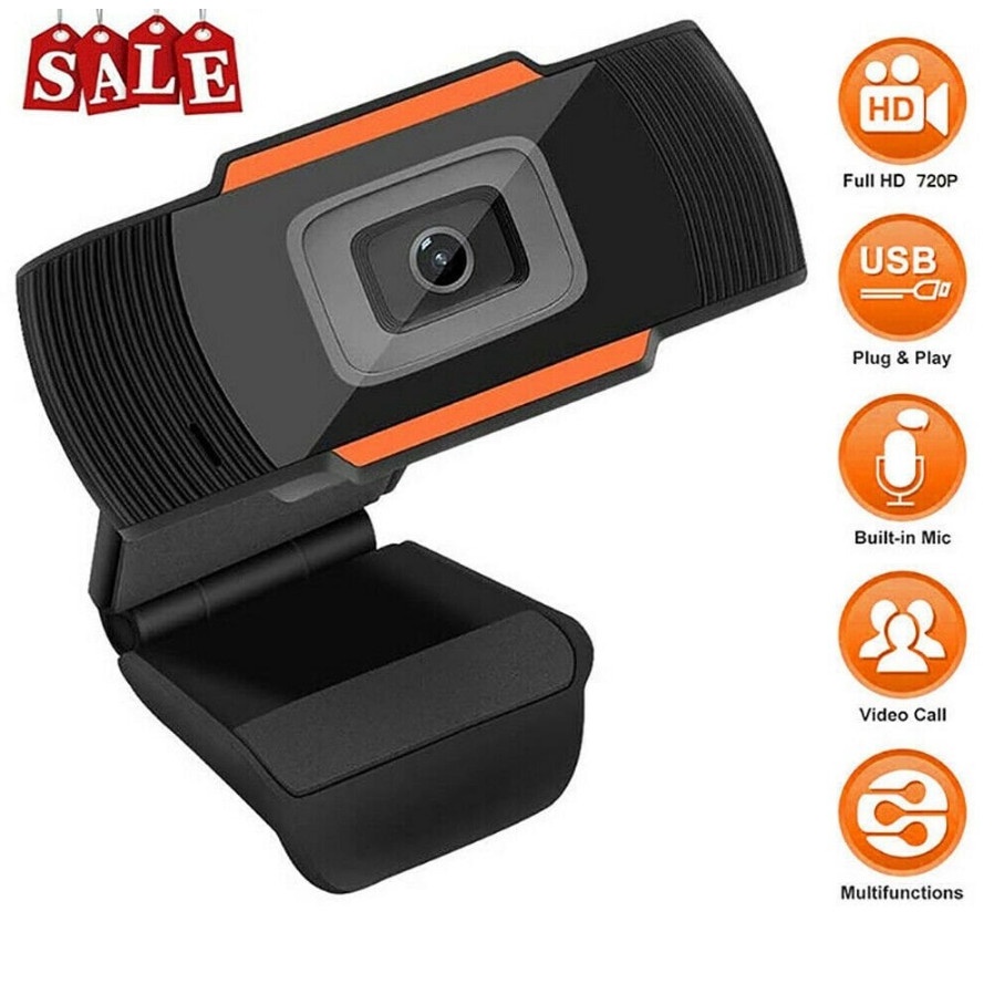 Webcam giá rẻ V8 FullHD 1080p có Mic rõ nét